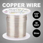 BENECREAT 20 Gauge 32 Yards Silver Jewelry Wire - Image 7