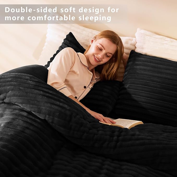 CozyLux Fluffy Full Size Comforter Sets - Image 7