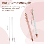 Epakh 2 Pieces Weeding Pen Vinyl Pen Pin Weeding Tool Fine Point Glitter Metal - Image 2