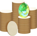 200 Pieces Round Wood Circles for Crafts by Jyongmer