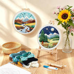 BEUNITONE 3PCS Landscape Punch Needle Kit - Image 5