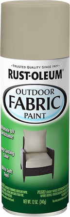 Rust-Oleum 358839 Outdoor Fabric Spray Paint, 12 oz, Medium Gray by Rust-Oleum
