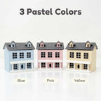 Miniature Villa Model Wooden Tiny House Compact Dollhouse Mini House Storage - Image 9