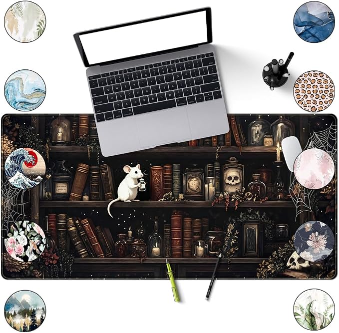 Dark Witchy Desk Mat Gaming Desk Pad Large Mouse Pad, Magician'S Fantasy - Image 8
