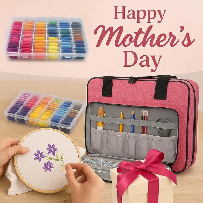 ATTERET Full Range Embroidery and Cross Stitch Starter Kit - Image 2