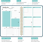 Undated Weekly Planner, Weekly To Do List Notebook - Image 2
