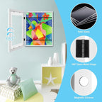 Kids Art Frames, 11x14 Front Opening Kids Artwork Frames Changeable, Holds 50 - Image 5