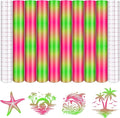Tintnut Gradient Permanent Vinyl 8 Pcs12x10in Green Pink Adhesive Vinyl | by Tintnut