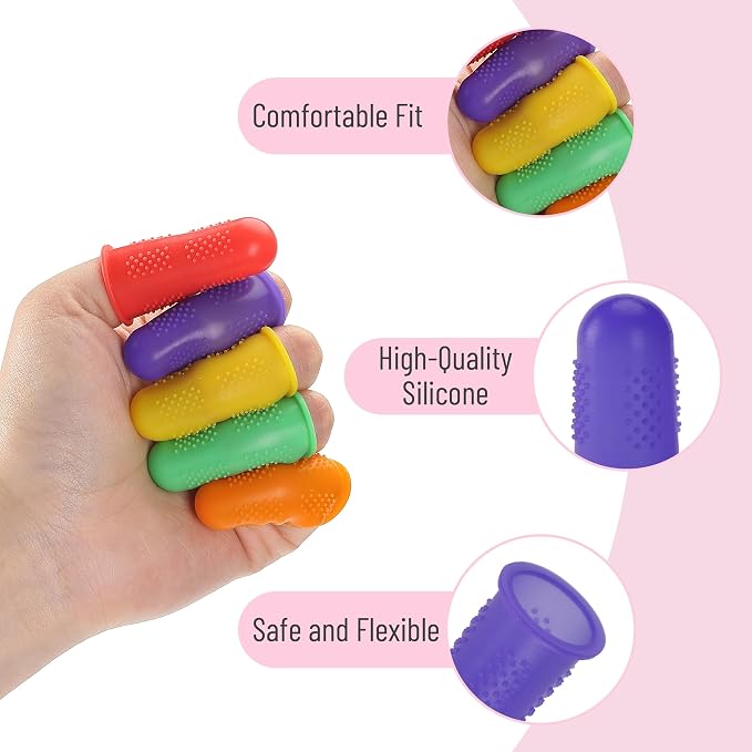 Mr. Pen- Hot Glue Gun Finger Protectors, Rubber Fingers Tips, Rubber Finger - Image 4
