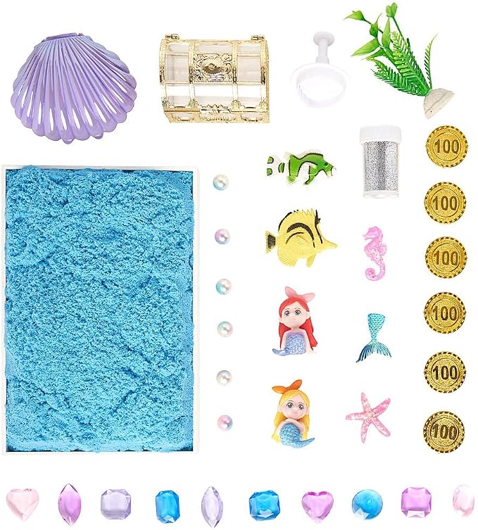 38 PCS Mermaid Sensory Bin - Image 8