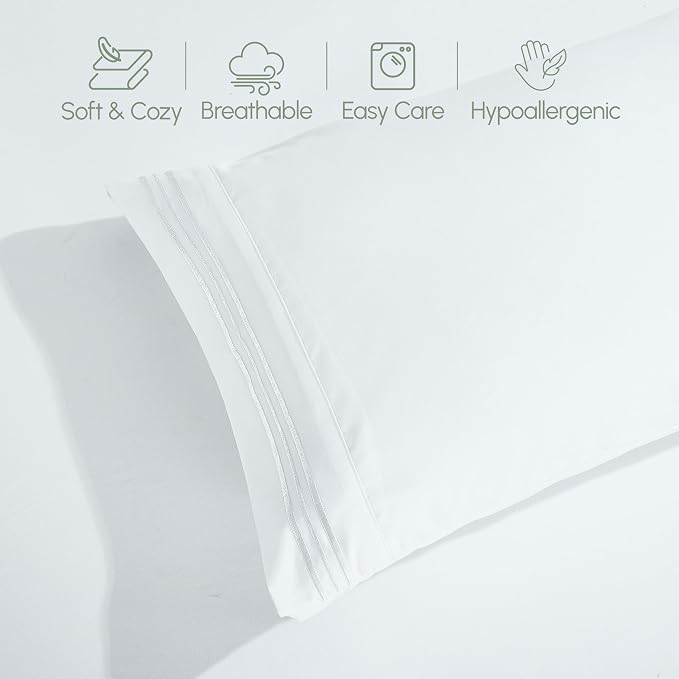 Elegant Comfort Luxurious 1500 Premium Hotel Quality Microfiber Three Line - Image 5