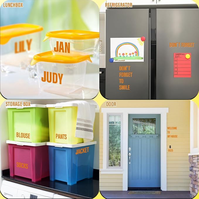 Letter Stickers, Mailbox Numbers, 2 Inch Waterproof Vinyl Alphabet | 2 Inch - Image 4