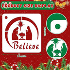 JULMELON Christmas Stencils - Image 2
