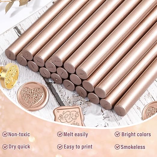 Sealing Wax Sticks, Paxcoo 20pcs Wax Seal Sticks, Glue Gun Sealing Wax Sticks - Image 3
