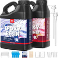 Jarezina Epoxy Resin Kit 64OZ, Crystal Clear Epoxy Resin-Strong and No Bubble by Jarezina