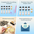 Noocro Crochet Kit for Intermediate or Advanced Levels, Complete Craft Kit for - Image 4