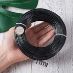 Fashewelry 328 Feet 15 Gauge Aluminum Wire Black Bendable Metal Craft Wire - Image 7