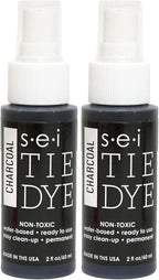 S.E.I. Charcoal Tie Dye Spray Bottle: 2oz. Non Toxic Fabric Dye Spray, DIY by SEI