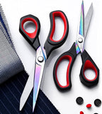 LIVINGO Premium Tailor Scissors Heavy Duty Multi-Purpose Titanium Coating - Image 7