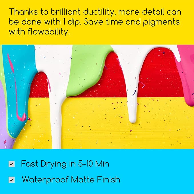MEEDEN Viridian Hue Acrylic Paint: Matte Finish 250ml/8.45oz Soft Body Bulk - Image 6