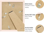 6x8 Picture Frame with Wavy Mat, Wooden Real Glass 6 x 8 Photo Frame - Image 4