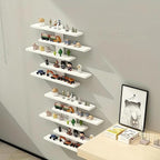 5-Tier Floating Wall Mounted Shelves, Wall Display Storage Shelf - Image 7