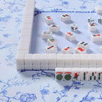 TIASUSAN Mini Mahjong Mat for Travel Mahjong Tile Set, Mahjong Mat for Table - Image 5