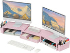 OPNICE Desk Organizers and Accessories, Dual Monitor Stand Riser by OPNICE