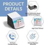 80PCS Sublimation Magnet Blanks 3x3 Bulk Square Produnts 40 Pcs Sublimation - Image 4