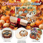 LWZAYS 8 PCS Fall Pumpkin Diamond Art Coaster Kits - Image 6