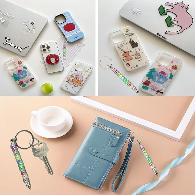 30 Pcs Beadable Keychain Bars Blanks Keychain - Image 2