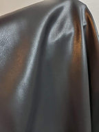 NAT Leathers™ | Black Garment Weight Thin Faux Leather Synthetic Pleather 0.7 by NATLeathers