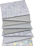 Aubliss 8pcs Fat Quarter Fabric Bundles 100% Cotton 20'' x 20''Quilting Cotton by Aubliss