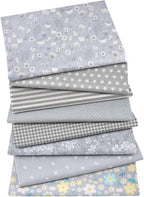 Aubliss 8pcs Fat Quarter Fabric Bundles 100% Cotton 20'' x 20''Quilting Cotton by Aubliss