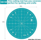 Headley Tools 10"x10" Round Rotating Cutting Mat, Self Healing Mat - Image 3