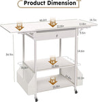  Foldable Heat Press Table—Hold 36 Vinyl Rolls, Movable Heat Press - Image 6