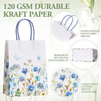 Gaillty 24 Pcs Wildflower Paper Gift Bags 6 Styles, Floral Goodie Bags - Image 3