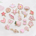 WOCRAFT 40pcs 20 pairs Assorted Enamel Bracelet Charms - Image 2