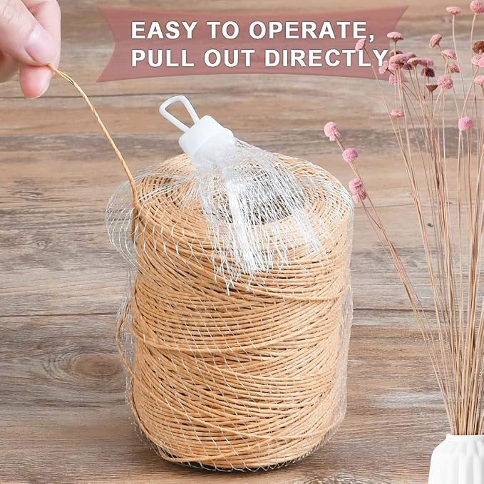 TIMESETL 656 Feet Floral Bind Wire Rustic Vine Wrapping Wire, Paper Covered - Image 4