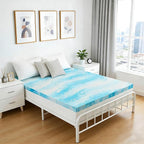 IULULU Full Size Mattress Topper, 4 Inch Gel Memory Foam Topper, Plush Comfort - Image 8