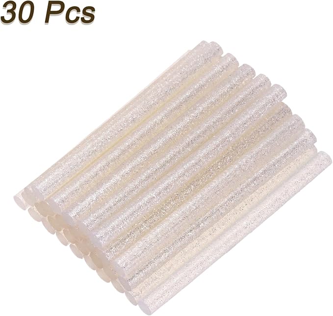 uxcell 30pcs 7mm x 100mm Mini Hot Glue Sticks - Image 3