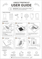 Linocut Kit with 3 Blocks, Linoleum Blocks - Image 8