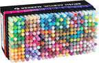 240 Colors Acrylic Paint Markers Set, Soft Flexible Brush Markers - Image 4