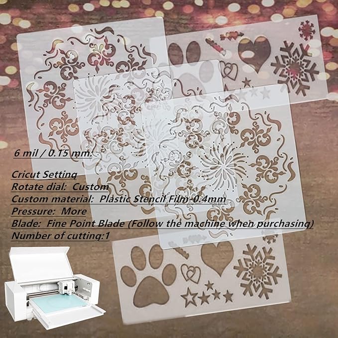 BANLTRE 10 Pack 12" x 24" 6mil/0.15mm Thick Clear Blank Stencil Sheet - Image 4