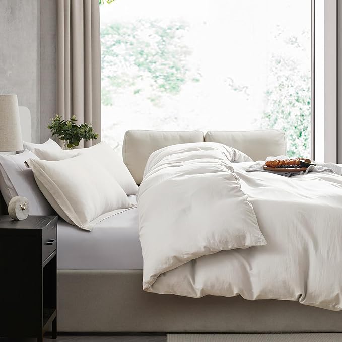 Nestl Off White Duvet Cover King Size - Image 7