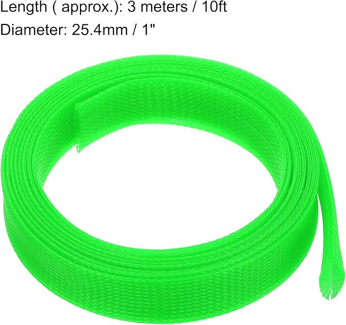 uxcell Expandable Sleeving, 1 9/16-inch 10ft Cable Sleeve - Image 3