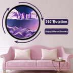TNSLGHS Moving Sand Art, Wall Mounted Sand Art Liquid Motion, 360°Rotate Moving - Image 2
