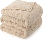 Drewin Fleece Weighted Blanket for Adults, Dual Sided Cozy Soft Sherpa Bed - Image 9