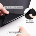 Blackout Window Privacy Film 17.5" x 78.7" | Static Cling, Non-Adhesive Privacy - Image 6