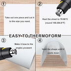 Plastic Sheet 8" x 12" x 0.04", Abs Plastic Sheets 6 Pack - Image 4
